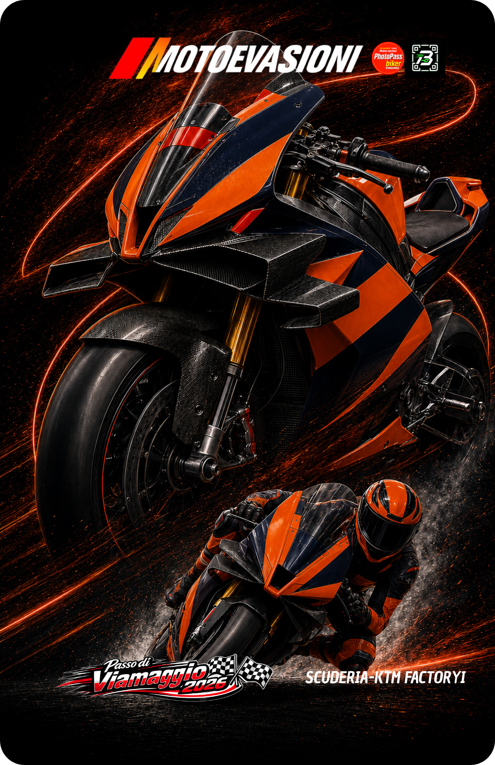 MotoCard KTM Factory · Passo di Viamaggio