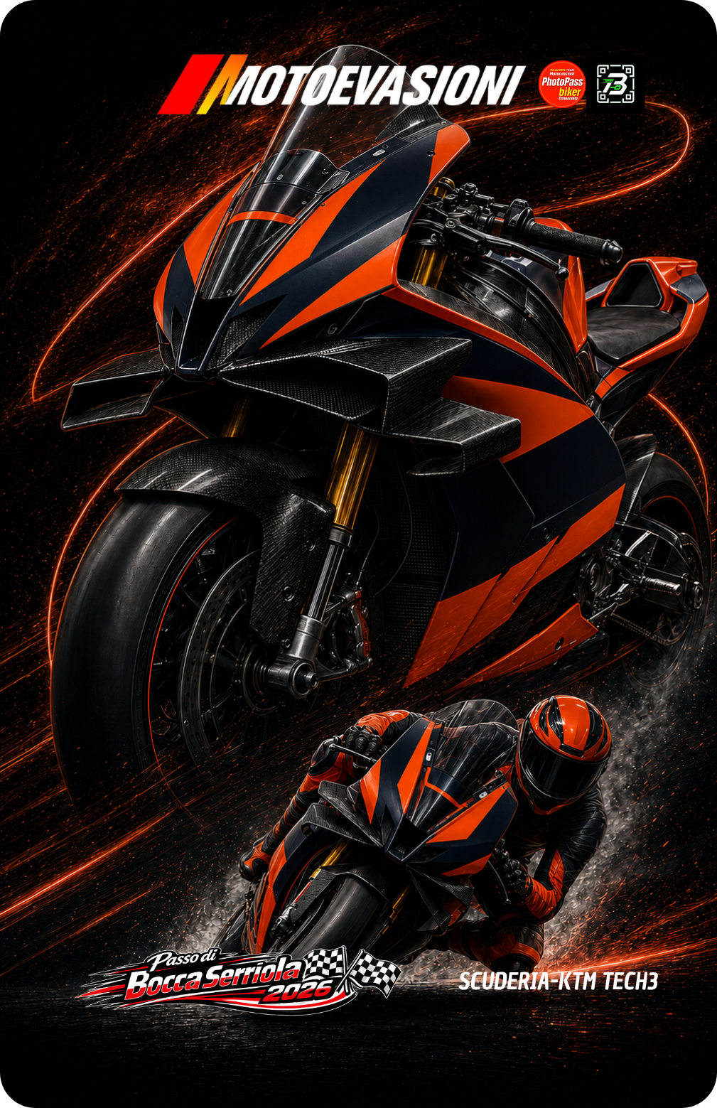 MotoCard KTM Tech3 · Passo di Bocca Serriola