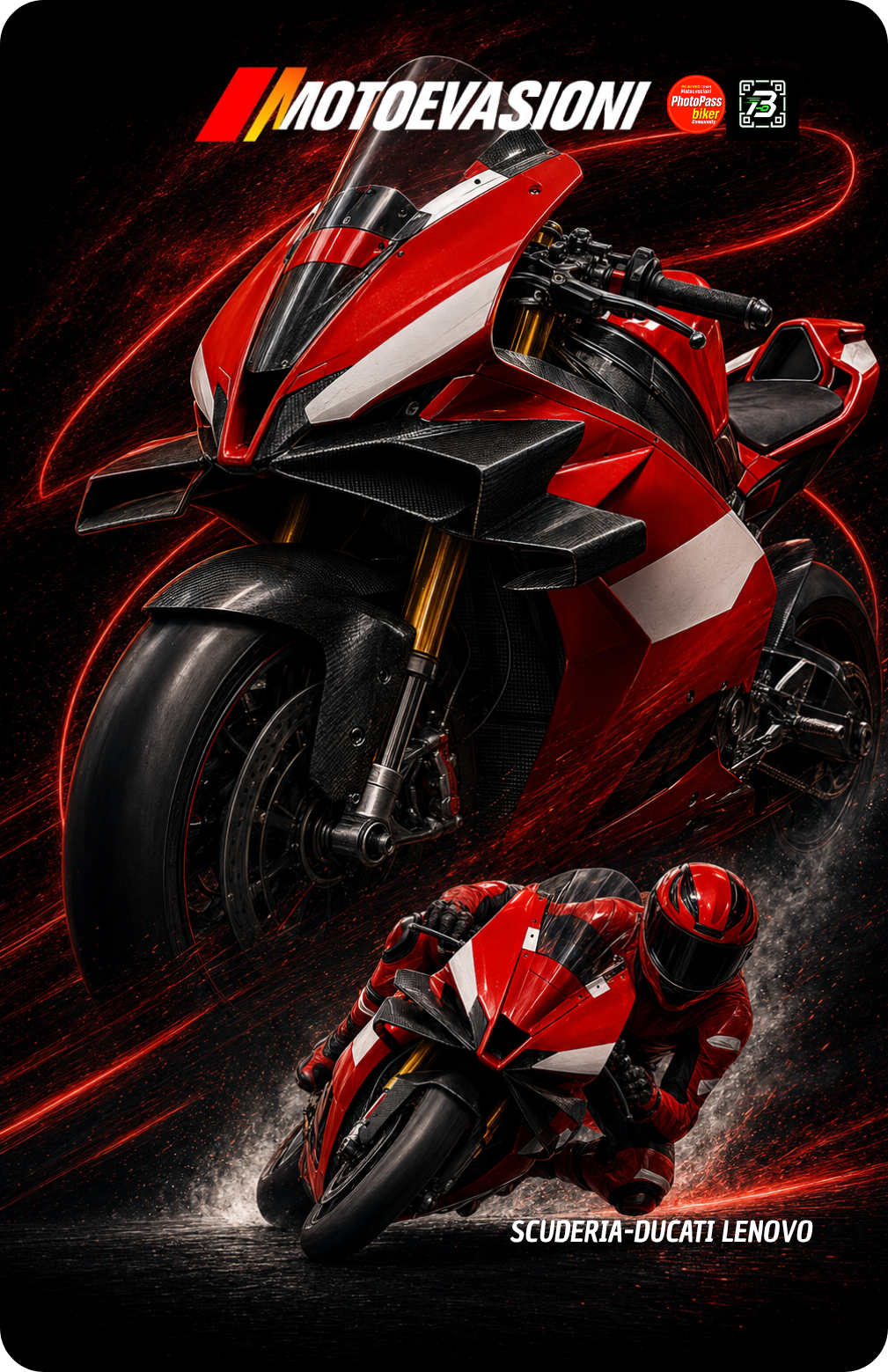 MotoCard Ducati Lenovo · Passo dello Spino